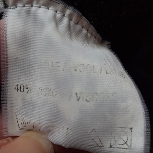 Lecomte Wool Viscose Longline Pencil Skirt Size M/L - Picture 4 of 12